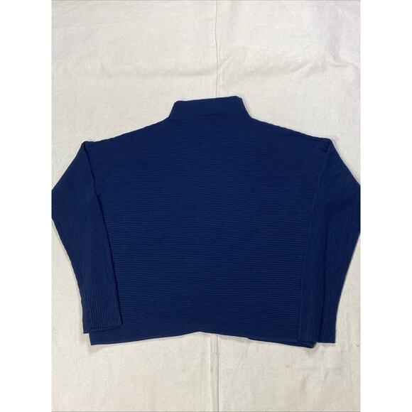 Jack Wills Women’s Blue Turtleneck Sweater Sz 8 Long Sleeve - Picture 8 of 13